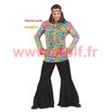 Chemise Hippie &agrave; fleurs (H)