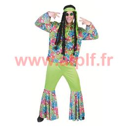 Deguisement Hippie à fleurs (H)(2P)