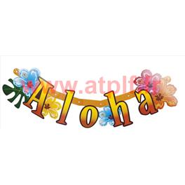 Guirlande Bannière Hibiscus 'Aloha' (83 cm)