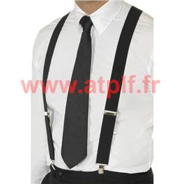 Bretelle Noire large adulte