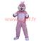 Costume Peluche de Lapin Rose