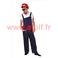 Salopette bleue , Mario, Chucky,Jardinier (H-F)