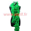 Boa en plumes Vert bouteille 1,80m 50 grs