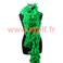 Boa en plumes Vert bouteille 1,80m 50 grs