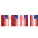 Guirlande plastique rectangulaire USA 5m