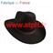 Chapeau de Cow boy Dallas Adulte Bordé (feutre)