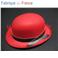 Chapeau Melon couleur enfant avec ruban