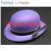 Chapeau Melon couleur enfant avec ruban