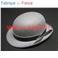 Chapeau Melon couleur enfant avec ruban