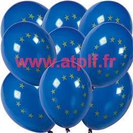 Sac de 100 ballons Europe, CEE , Ø 30cm  