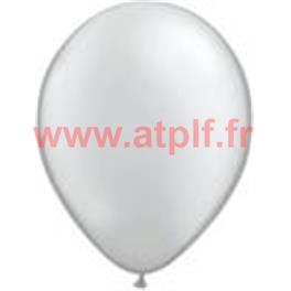 Sac de 100 ballons Métallisés Argent, Ø 30cm