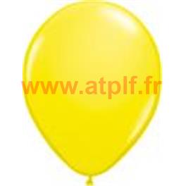 Sac de 100 ballons Métallisés Jaune Citron , Ø 30cm