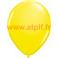 Sac de 100 ballons Métallisés Jaune Citron , Ø 30cm