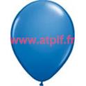 Sac de 100 ballons Métallisés Bleu France , Ø 30cm