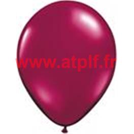 Sac de 100 ballons Métallisés Bordeaux, Ø 30cm