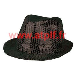 Borsalino Pailletté Noir