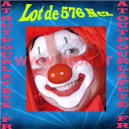 Lot de 576 Nez de Clown (plastique)