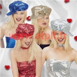 Casquette Disco à paillettes