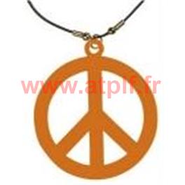 Collier Hippie fluo