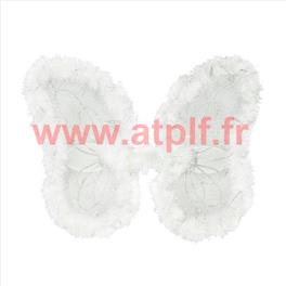 Ailes d' ange blanche 50 X 40cm (marabout)