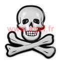 Décoration Murale Tête de Mort Pirate 58X61cms (Pvc)