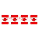 Guirlande plastique rectangulaire Canada 5m