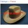Chapeau de Cow boy Dallas Adulte Bordé (feutre)