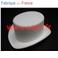 Chapeau Haut de Forme "Cylindre" Couleur adulte T57/T59 sans ruban
