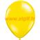 Sac de 12 ballons Jaune Citron Standard , Ø 30cm  