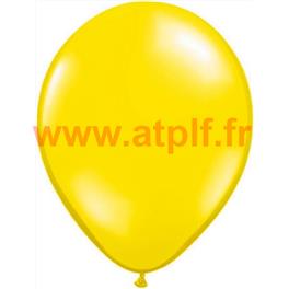 Sac de 100 ballons Jaune Citron Standard , Ø 30cm  