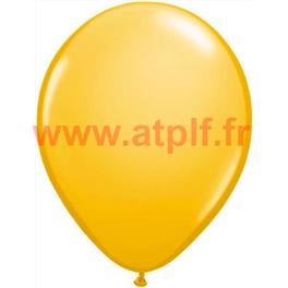 Sac de 12 ballons Jaune d'or Standard , Ø 30cm  