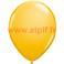 Sac de 12 ballons Jaune d'or Standard , Ø 30cm  