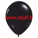 Sac de 12 ballons Noir Standard , Ø 30cm  