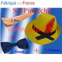 Set Pinocchio adulte Chapeau (feutre)+ Nez 