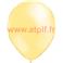 Sac de 12 ballons Ivoire Standard , Ø 30cm  