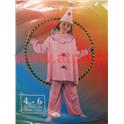Costume de Pierrot rose 4/6 ans