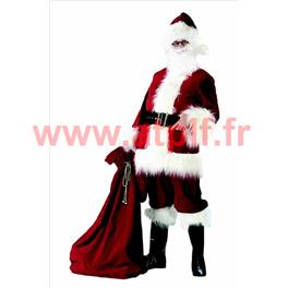 Costume de Père-Noël Américain luxe Costume de Père-Noël Américain luxe