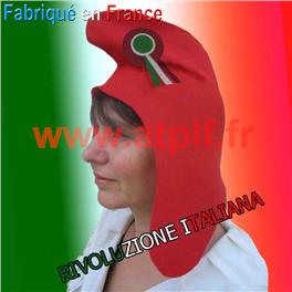 Bonnet Révolutionnaire, chapeau révolutionnaire, Phrygien Italien  (feutrine)