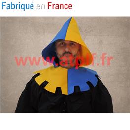 Cagoule Noire, Coiffe de Bourreau, Paysan, Gueux, Moyen Age