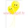 Sachet de 10 Ballons sourire "Smiley"