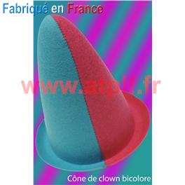 Cône de Clown bicolore 