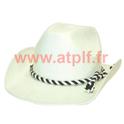 Chapeau de Cow-boy blanc ou noir