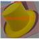 Chapeau Gibus Haut de Forme "Cylindre" bébé Couleur jaune 
