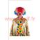 Cravate de clown géante en tissu 50 X 20cm