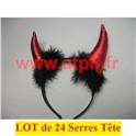 Lot de 24 Corne de Diable (serre Tête)