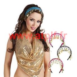 Bandeau serre tête Gypsy,Orientale,Belly Danse Gitane, 