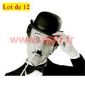 Lot de 12 Moustaches de Charlot (carte)