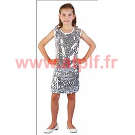 Robe argent disco enfant, 1980, Eighties