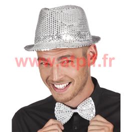 Noeud papillon noir à paillettes PM Noeud papillon noir à paillettes PM