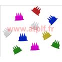 Confettis de table gâteau d'anniversaire - multicolore - 1,5 cm -sachet de 10 gr